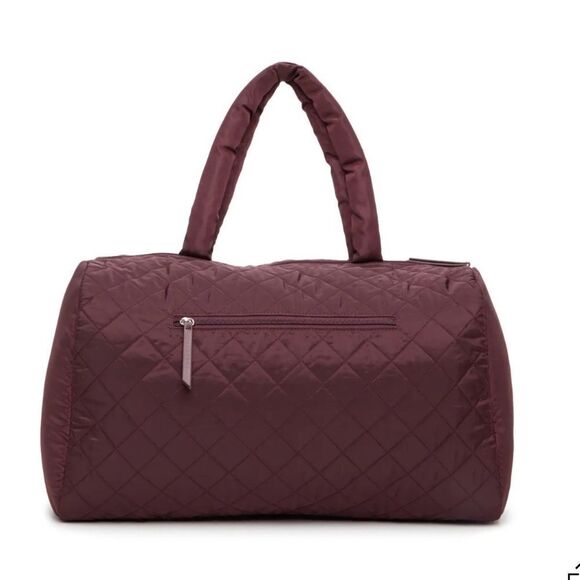 DSW Exclusive Burgundy Puffy Weekender NWT - Picture 2 of 5